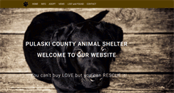 Desktop Screenshot of pcanimalshelter.com